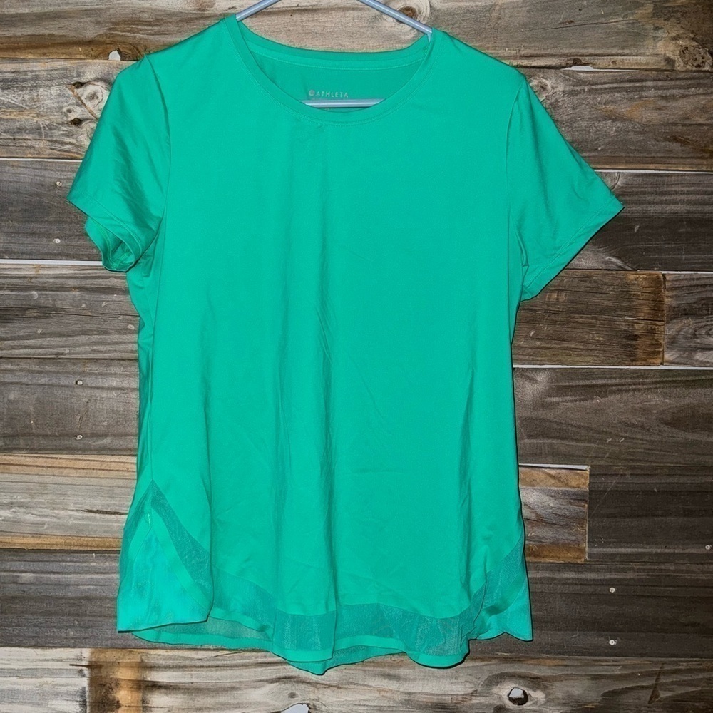 Athleta-women’s shirt- medium size - with mesh design